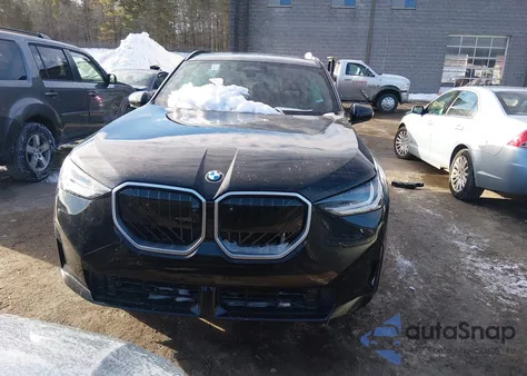 2025 BMW X3 30 xDrive из США, поврежденный, VIN 5UX53GP02S9080622